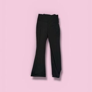 Elegant Black Flared Leggings